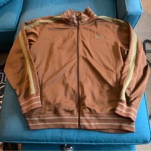 C1385 VTG The North Face Men's A5 Series Track Jacket Size 2XL Brown